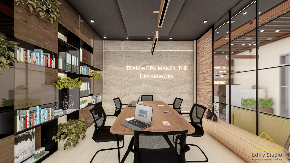 Centurion Office 44 Corporate Interior Designer Meeting Area in Islamabad by Edify Studio