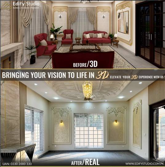 Remodeling Designer in Islamabad by Edify Studio